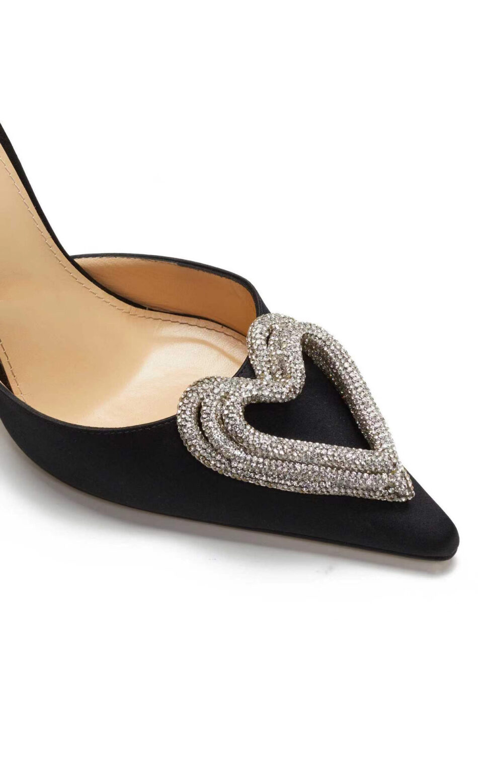 Women's Fashionable All-match Heart-shaped Rhinestone Sandals - Image 4