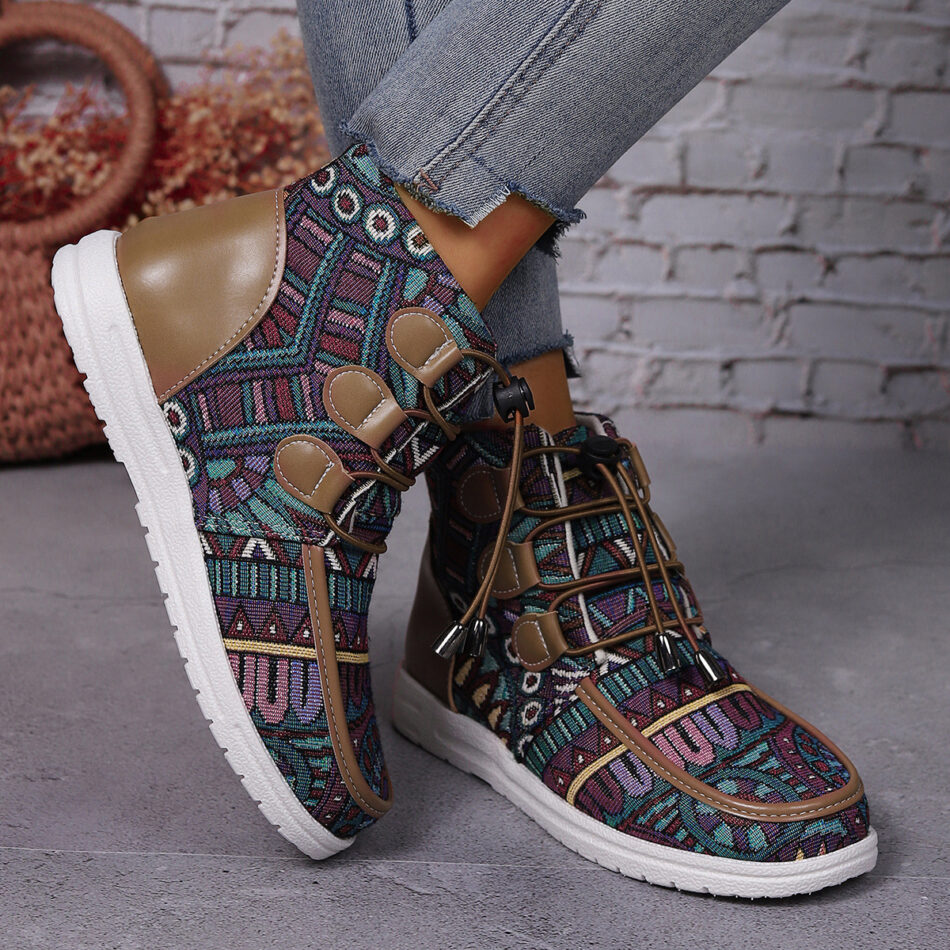 Fashionable Warm Women's Casual Boots - Image 3