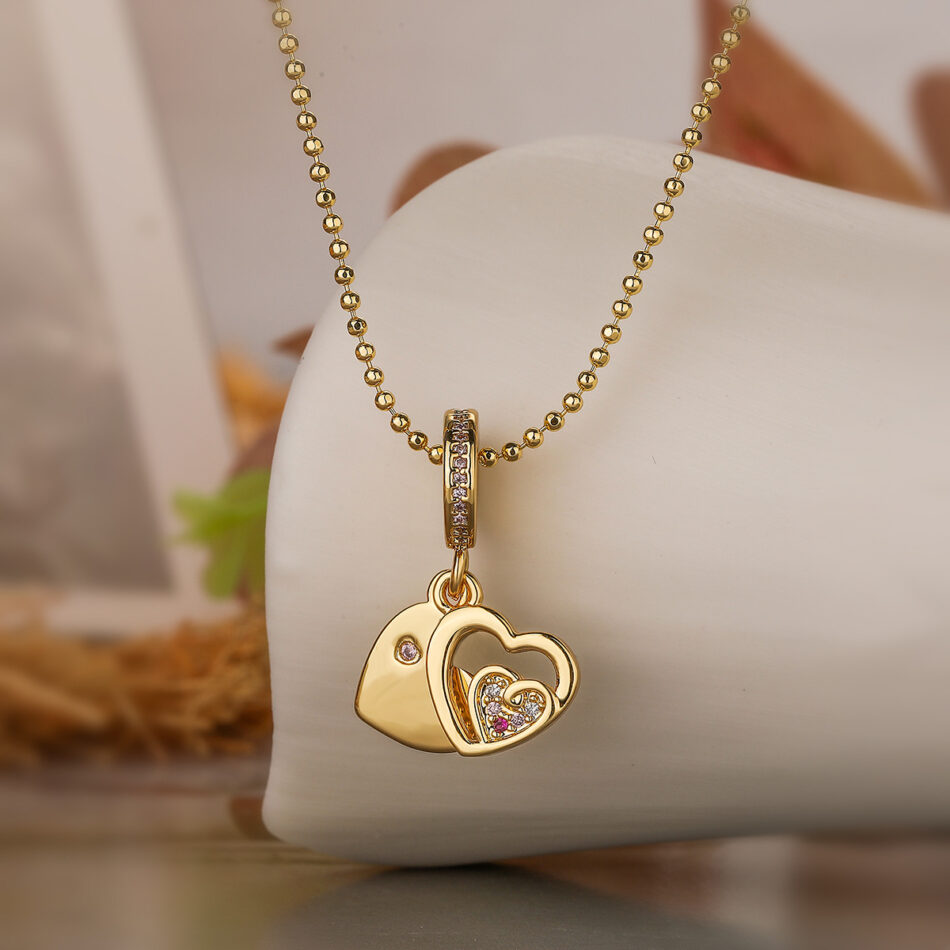 Love Airplane Pendant Necklace For Women - Image 3